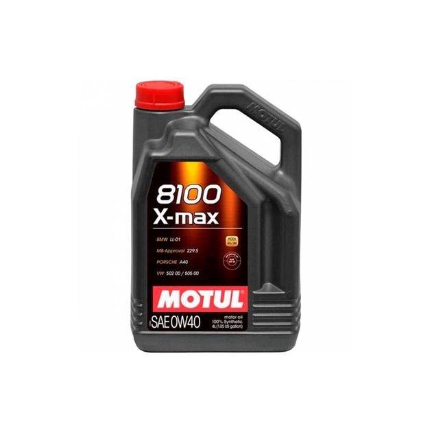Моторна олива MOTUL 8100 X-max SAE 0W40 4л (348207) - изображение 1