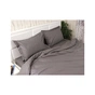 Постільна білизна Руно Сатин-страйп полуторна (1.50ДУ_Графіт) - зменшене зображення 1