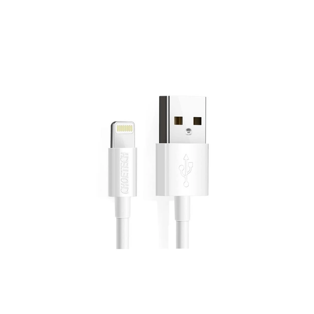 Дата кабель USB 2.0 AM to Lightning 1.8m 2.1A MFI White Choetech (IP0027-WH) - picture 1