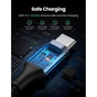 Дата кабель USB-C to USB-C 3.0m 5A 100W US316 Black Ugreen (90120) - зменшене зображення 5