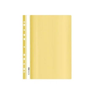 Папка-швидкозшивач Economix А4 з перфорацією, фактура "глянець", пастельна жовта (E31510-85) зображення 1