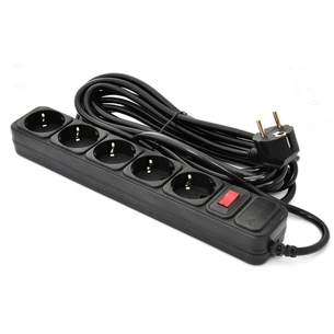 Мережевий фільтр живлення Patron EXT-PN-SP-16510 10m Black (EXT-PN-SP-16510) зображення 1