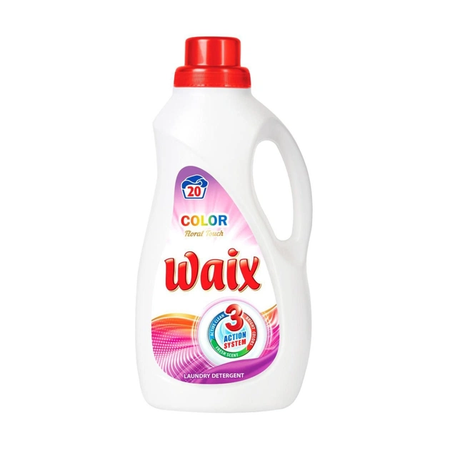 Гель для прання Waix Floral Touch Для кольорових тканин 1.2 л (3800069403753) - зображення 1