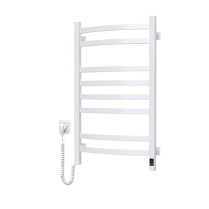 Сушарка для рушників Navin Avalon, 800х480 , таймер-регулятор, сталь, білий, ліве підключення (12-103153-4880) зображення 1