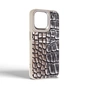 Чохол до мобільного телефона Harder Glamorous Croco Apple iPhone 15 Pro Max Grey Gold (ARM76766) - зменшене зображення 2