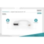 Перехідник mini DP to DP, M/F, 0.15m, white Digitus (DB-340405-001-W) - зменшене зображення 3