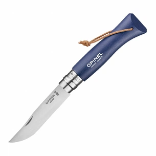 Ніж Opinel №8 Inox VRI Trekking темно-синий, без упаковки (002212) зображення 1