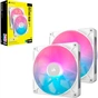 Кулер до корпусу Corsair iCUE Link RX140 RGB PWM White Dual Pack (CO-9051024-WW) - зменшене зображення 4
