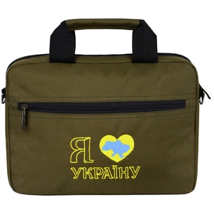 Сумка для ноутбука Porto 12'' PN12 LoveUkraine Green (PN12GR_LoveUkr) зображення 1