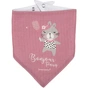 Слинявчик Canpol babies Bonjour Paris 2 шт Рожевий (26/900_pin) - зменшене зображення 2