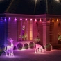 Гірлянда Twinkly Smart LED Permanent Light 72 RGB LED String, White Wire, Plug F, IP65 (TWPL072STP-TEU) - зменшене зображення 4