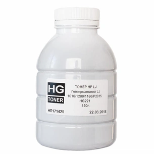 Тонер HG HP LJ1010/1200/1160/P2015 150 г (TSM-HG221-150) зображення 1