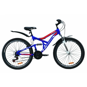 Велосипед Discovery 26" CANYON AM2 Vbr рама-17,5" St 2020 синьо-помаранчевий (OPS-DIS-26-229) зображення 1