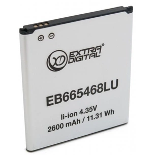 Акумуляторна батарея Extradigital Samsung Galaxy Grand 2 Duos G7102 (2600 mAh, EB665468LU) (BMS6417) зображення 1