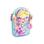 Пенал Cool For School Об'ємний 4D Із зачіскою 1 відділення Блакитний (QT-5731-Blue) - зменшене зображення 1