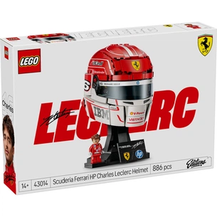Конструктор LEGO Editions Formula 1 Шлем Шарля Леклера из команды Scuderia Ferrari HP (43014) изображение 1
