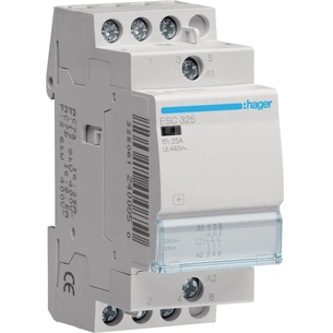 Автоматичний вимикач Hager 25 A 230V 3NO 2P (A) (ESC325) picture 1