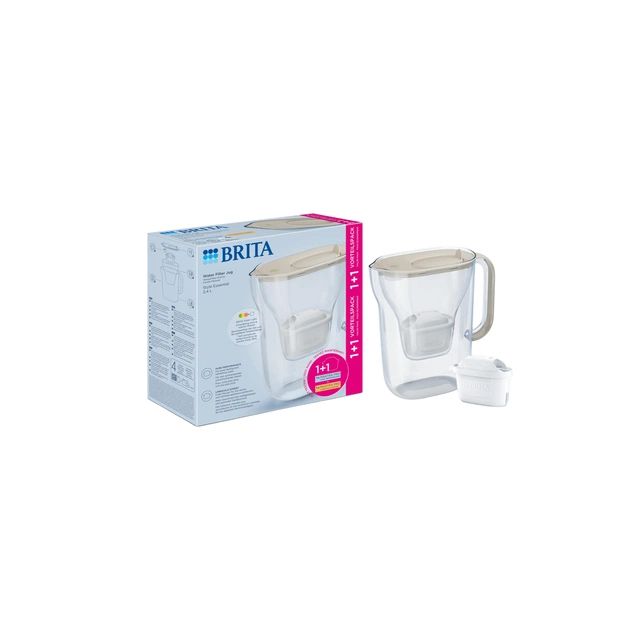 Фільтр-глечик Brita Style Essential MXPro 2.4л + 2 картриджа пісочний (1057797) - зображення 12