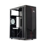 Корпус GTL Gaming "Dark Fire", Black, без БП, Mid Tower, ATX / Micro ATX / Mini ITX, 2xUSB 3.0, макс. CPU - 150 мм / VGA - 310 мм, боковая панель из акрила (GTL3201C) - уменьшенное изображение 1
