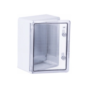 Шафа настінна ADAL PANO 400х300х220, з прозор. двецятами, IP65, Бокс ударостійкий, ABS пластик (111518) зображення 1