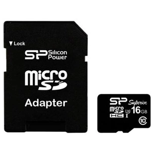 Карта пам'яті Silicon Power 16GB microSD Class10 UHS-I U3 (SP016GBSTHDU3V10SP) зображення 1
