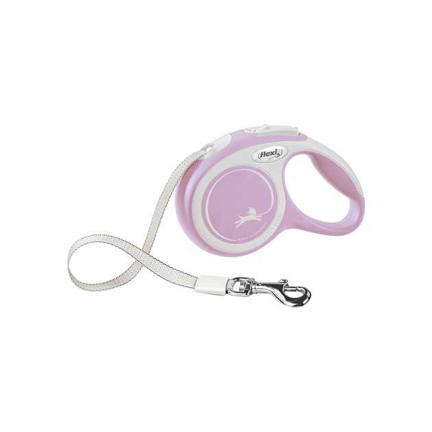 Поводок для собак Flexi New Comfort XS лента 3 м (сиреневый) (4000498043400) - изображение 1