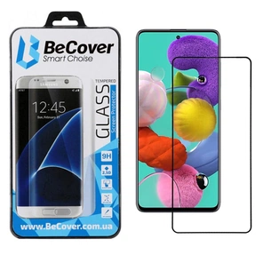 Скло захисне BeCover Samsung Galaxy A51 SM-A515 Black (704668) зображення 1