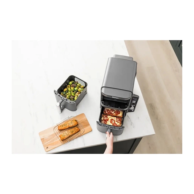 Мультипечь Ninja Double Stack XL 2-Level Air Fryer 9,5 л (SL400EU) - изображение 12