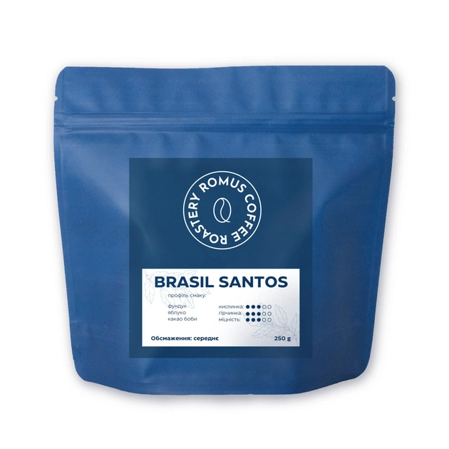 Кофе Romus Brasil Santos в зернах 250 г (551978) - изображение 1