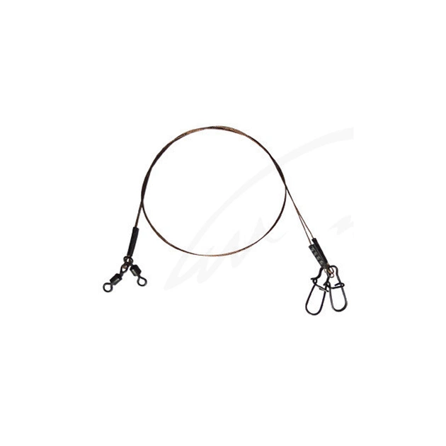 Повідець Ukrspin Orange Spinning плетений сталь AFW 1х19 12см 5кг(10lb)/0.2мм (1590.01.52) - picture 2