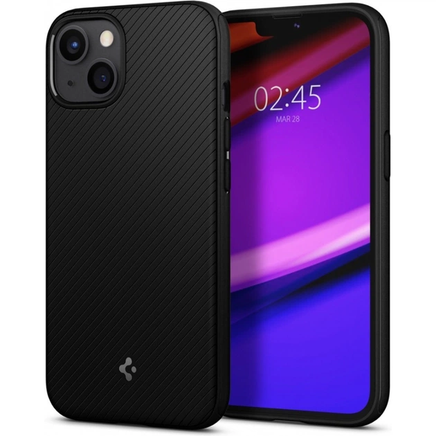 Чехол для мобильного телефона Spigen Apple iPhone 13 Core Armor Mag, Matte Black (ACS03556) - изображение 1