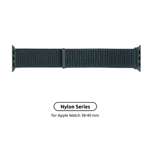 Ремінець до смарт-годинника Armorstandart Nylon Band для Apple Watch 42 (Series 11-10)/41/40/38 Pine Green (ARM56842) зображення 1