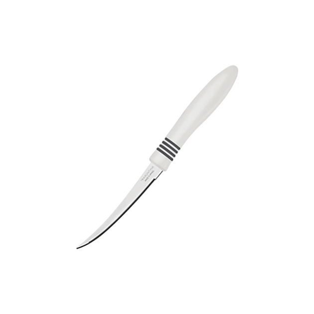 Кухонний ніж Tramontina Cor Cor Tomato Serrate 102 мм White (23462/154) - зображення 1