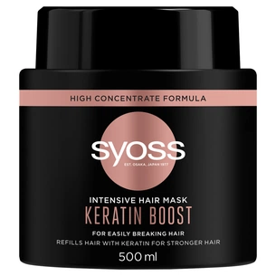 Маска для волосся Syoss Keratin Boost Інтенсивна для ламкого волосся 500 мл (9000101689976) зображення 1