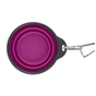 Посуд для собак Dexas Дорожня складна миска Тревел Кап з карабіном велика 480 мл (пурпурна) (0084297309169) - preview 3