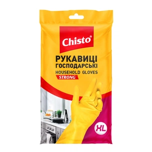 Рукавички господарські Chisto Латексні XL 1 пара (4823098414940) зображення 1