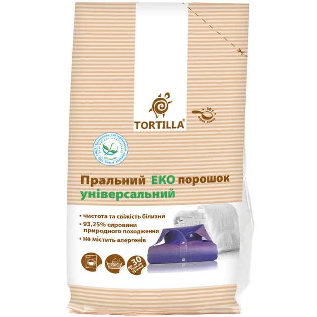 Пральний порошок Tortilla Еко універсальний 1.5 кг (4823015909078) - зображення 1