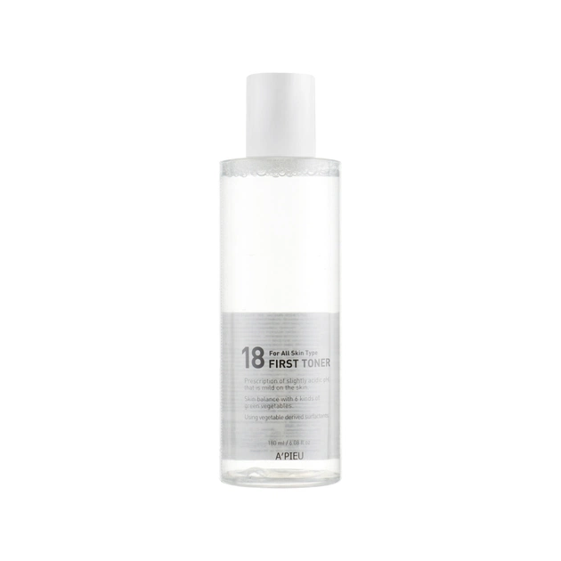 Тонік для обличчя A'pieu 18 First Toner для молодої шкіри 180 мл (8809530077429) - изображение 1