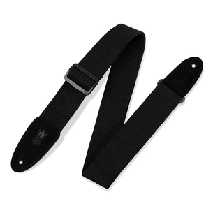 Ремінь для гітари Levy's Classics Series Cotton Guitar Strap Black (MC8-BLK) зображення 1