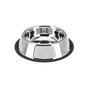 Посуд для собак Swastik Industries Миска металева на гумі 2.2 л (2700000021941) - зменшене зображення 1
