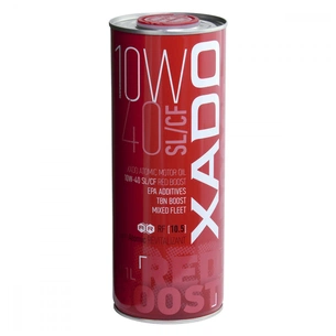 Моторна олива Xado 10W-40 SL/CF, Red Boost 1 л (XA 26144) зображення 1