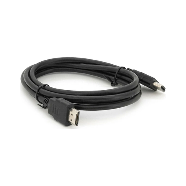 Кабель мультимедийный HDMI M to HDMI M 1.5m V1.4 black Merlion (YT-HDMI(M)/(M)HS-1.5m-5) - изображение 1
