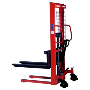 Штабелер Metier гідравлічний 2000кг/1,6м, довжина вил 1,1м, колір - червоний (CTY-E2.0T/1.6M) зображення 1