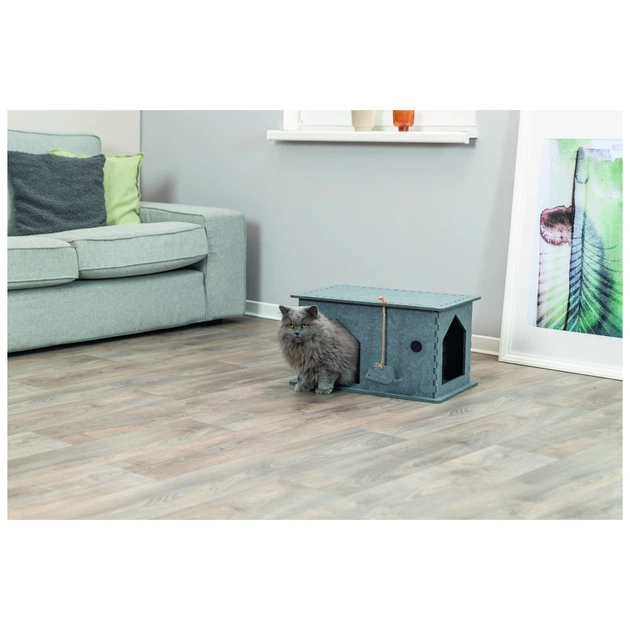 Домик для животных Trixie Lene фетр 54х30х35 см серый (4057589362711) - изображение 7