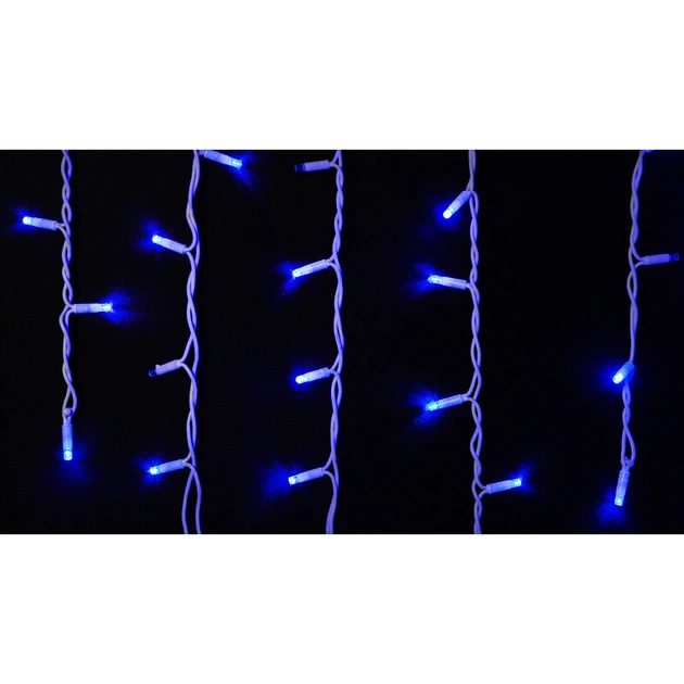 Гирлянда Delux ICICLE 75 LED 2 x 0.7 м IP44 EN Синий/белый (90016592) - изображение 1