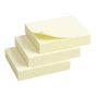 Папір для нотаток Axent with adhesive layer 50x40мм,100sheets,pastel yellow (3 pcs. (2311-01-А) - зменшене зображення 1
