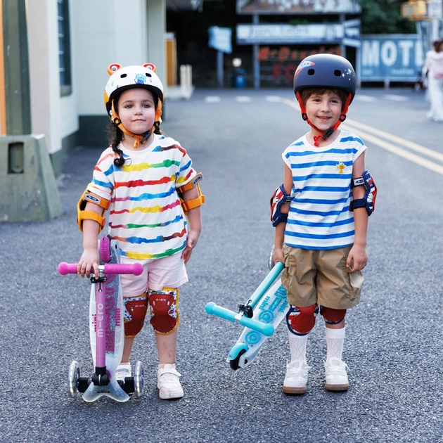 Самокат Micro Mini Deluxe складний серії Foldable Orion Glow LED" Рожевий" (MMD373) - изображение 6