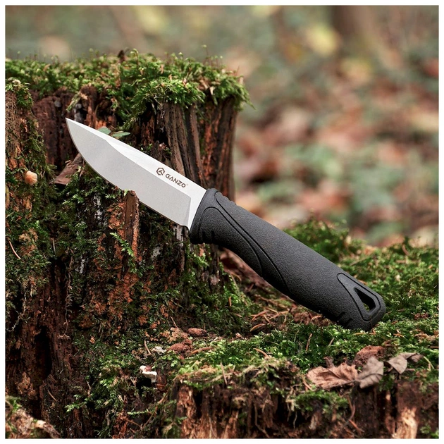 Ніж Ganzo G807-BK Чорний з ножнами (G807BK) - зображення 6