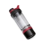 Шейкер спортивний Casno 600 мл KXN-1199 з вінчиком Сірий/Червоний (KXN-1199_Grey/Red) - зменшене зображення 2