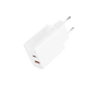 Зарядний пристрій XO QC16U 1xUSB-C PD30W + 1xUSB QC3.0 GaN white (XO-QC16U) - зменшене зображення 2